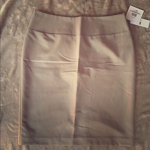Ellen Tracy khaki skirt NWT
